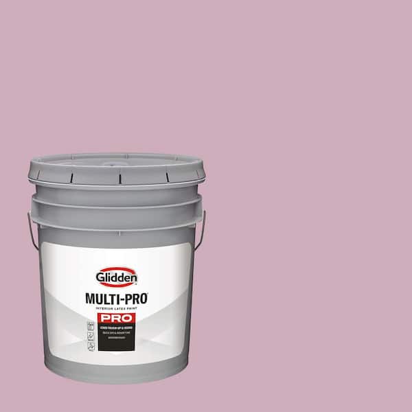 Glidden Multi-Pro 5 gal. PPG1045-4 Pink Potion Ultra Flat Interior Paint (2)