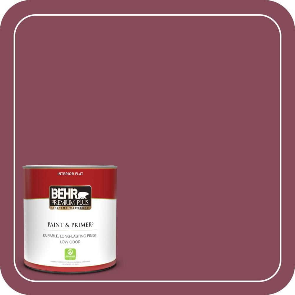 BEHR PREMIUM PLUS #MQ1-02 Wine Not Enamel Low Odor & Primer (1)