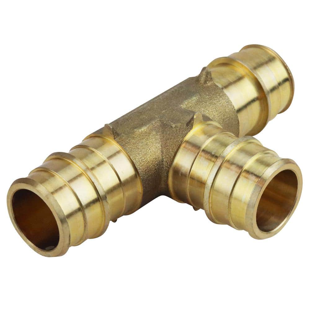 Apollo 3/4 in. Brass PEX-A Barb Tee Fitting (3)