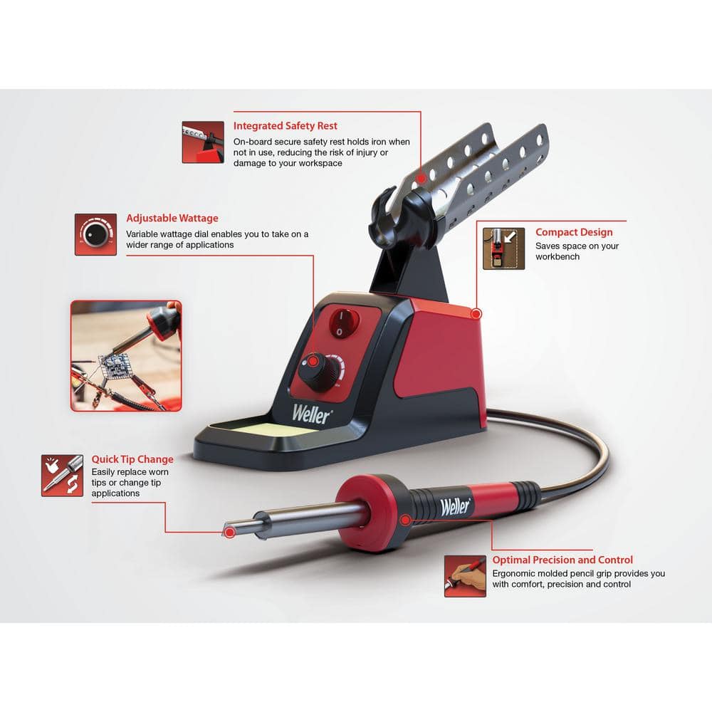 Weller Corded Electric Soldering Iron Station with WLIR60 Precision Iron (2)