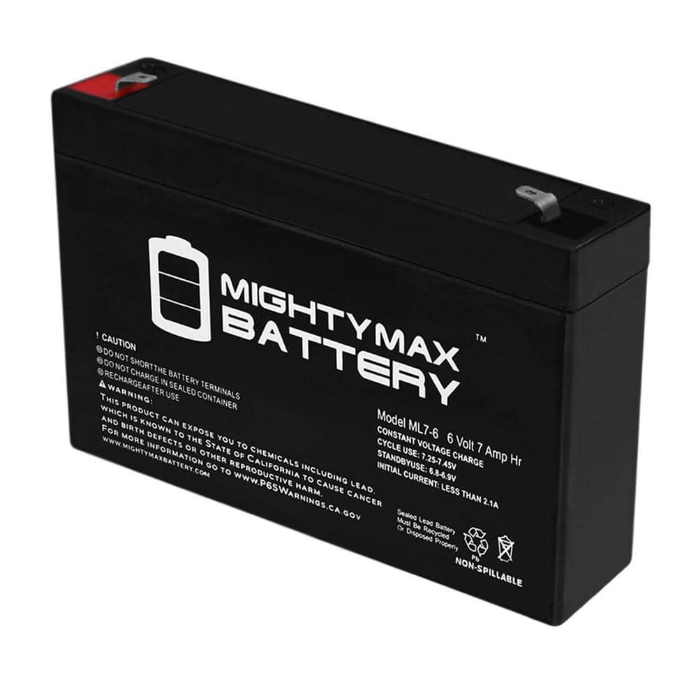 MIGHTY MAX BATTERY 6V 7Ah Battery Replacement for BMW i8 Concept 6v Ride On + 6V Charger