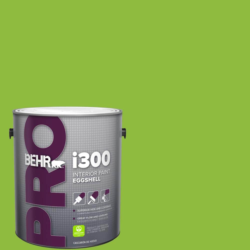 BEHR PRO 1 gal. #S-G-420 Limeade Eggshell Interior Paint