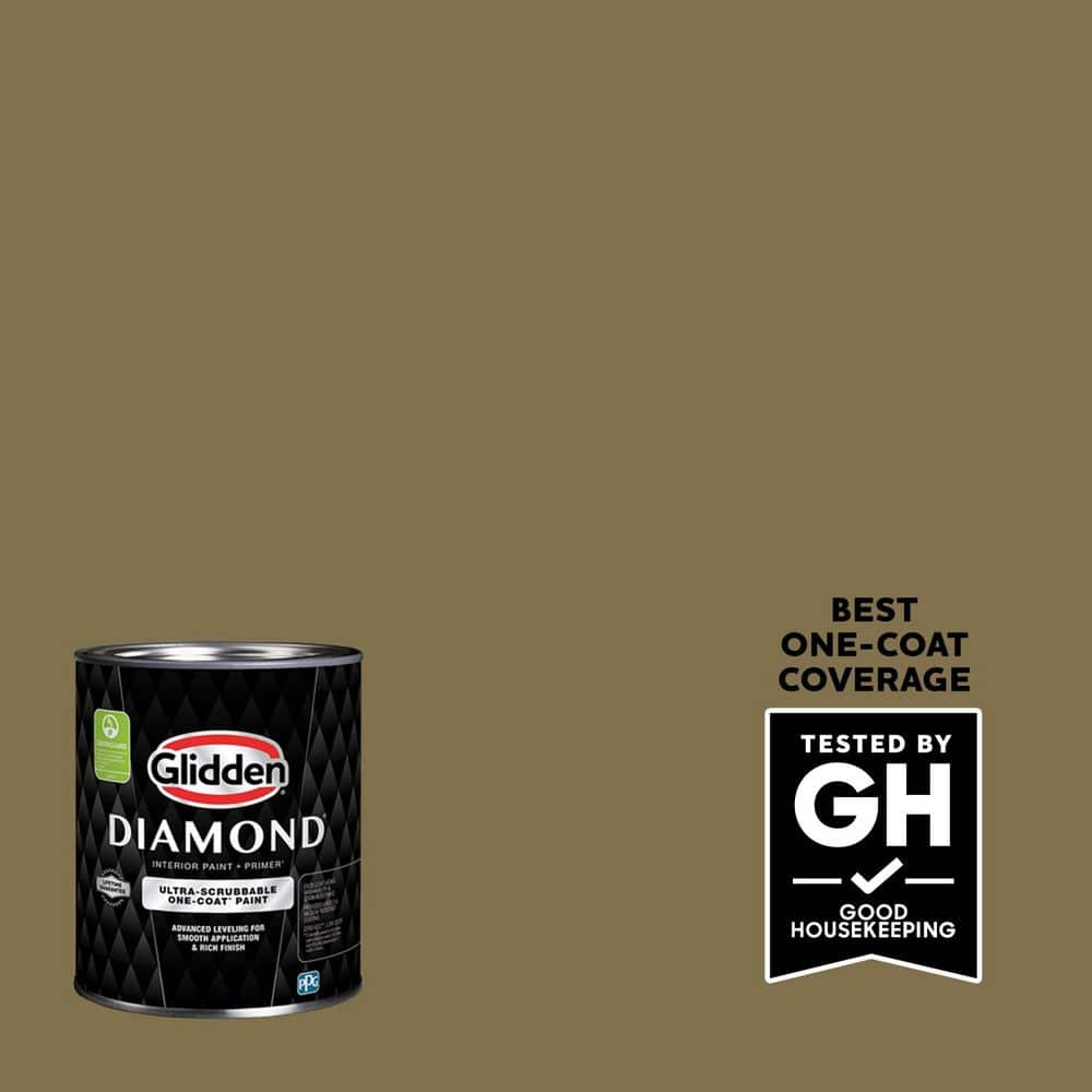 Glidden Diamond 1 qt. #PPG1104-7 Outrigger Flat Interior Paint with Primer