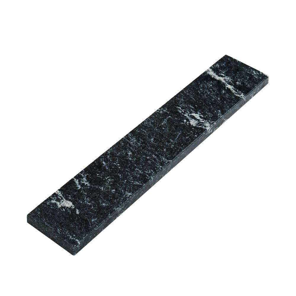 Unbranded Tile and Top 21 in. W Granite Vanity Sidesplash in Storm Black