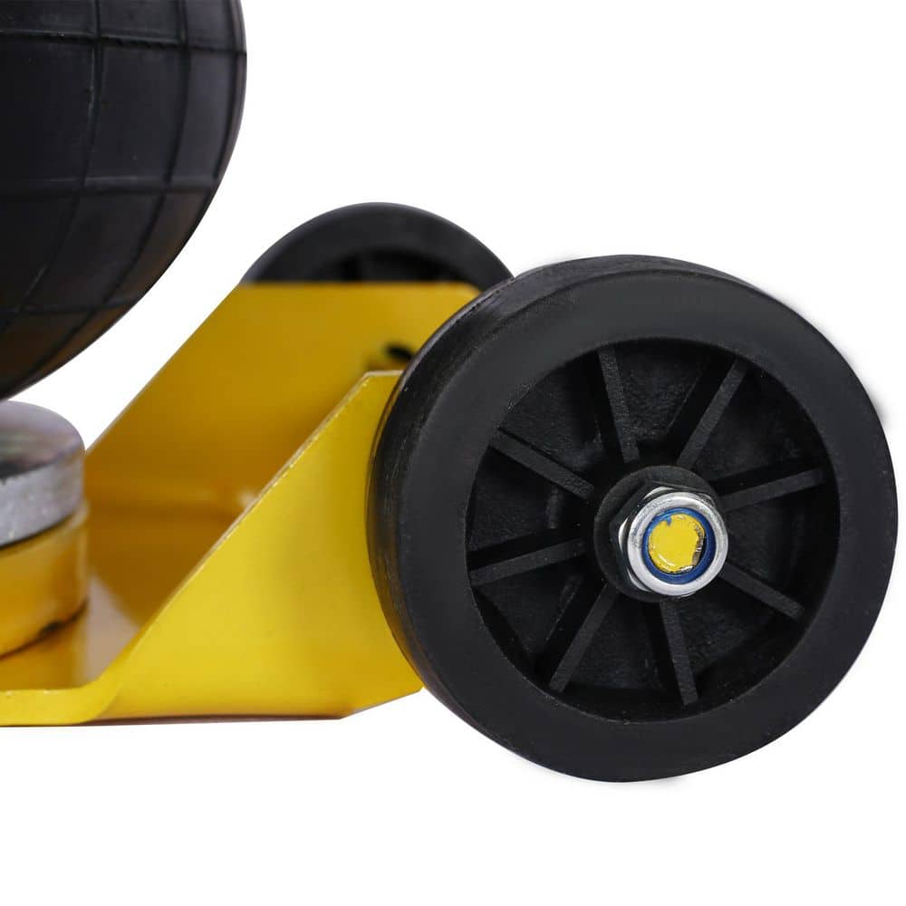 maocao hoom 5T Triple Bag Air Jack Pneumatic Jack 3 Bag Lifting 16 in. Capacity 5T 11000 lbs. Easy-Collapsing Terrain Color Yellow (2)