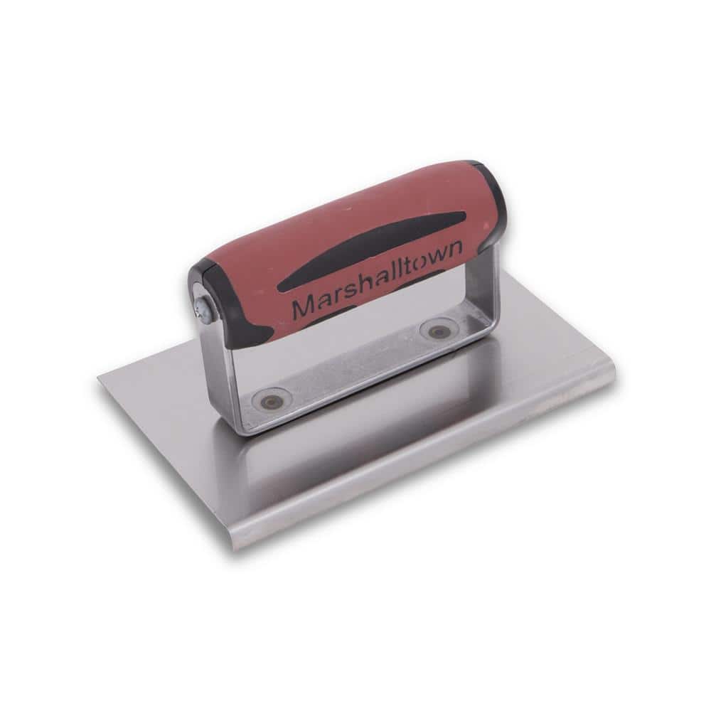 MARSHALLTOWN 6 in. x 4 in. Stainless Steel Edger with 1/2 in. Radius