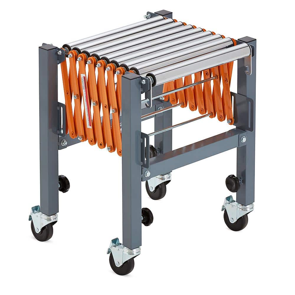 BORA Steel 23 in. to 36 in. H, 14 in. W Adjustable Conveyor Roller (3)