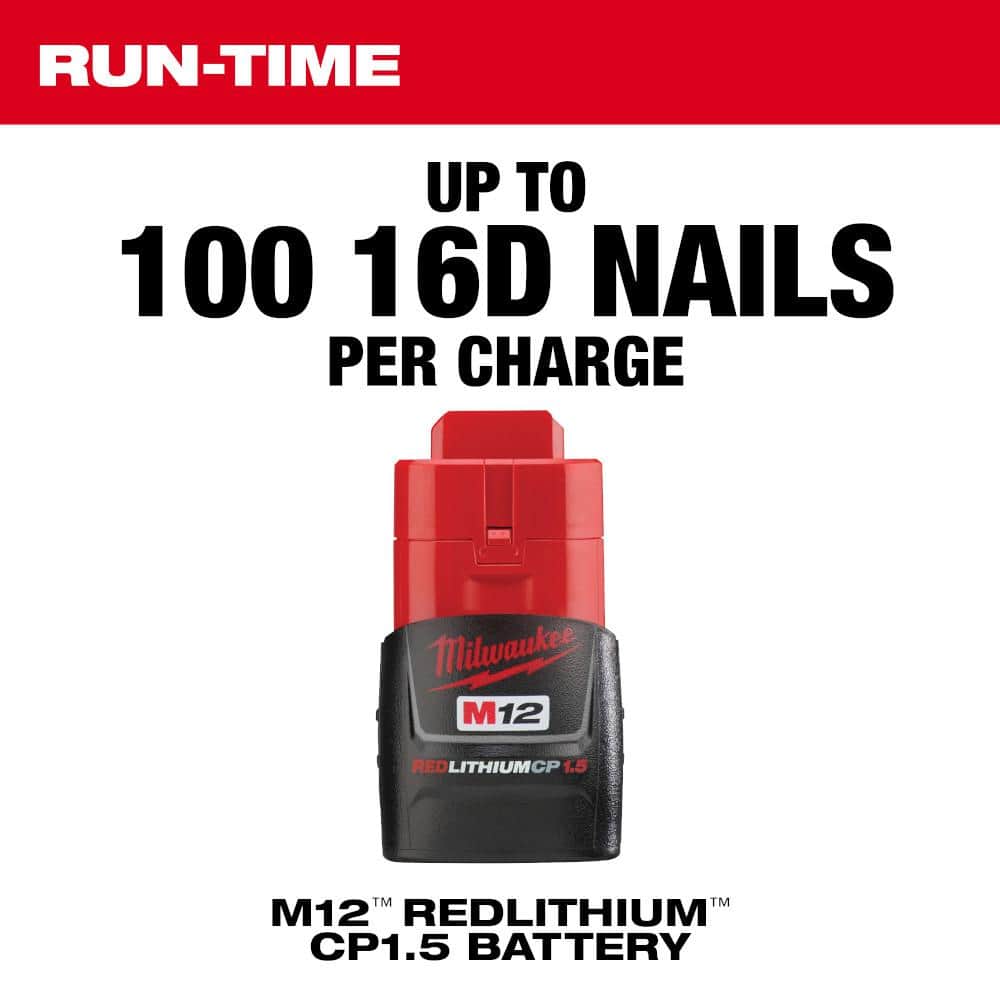 Milwaukee M12 12-Volt Lithium-Ion Cordless Palm Nailer (Tool-Only) (3)