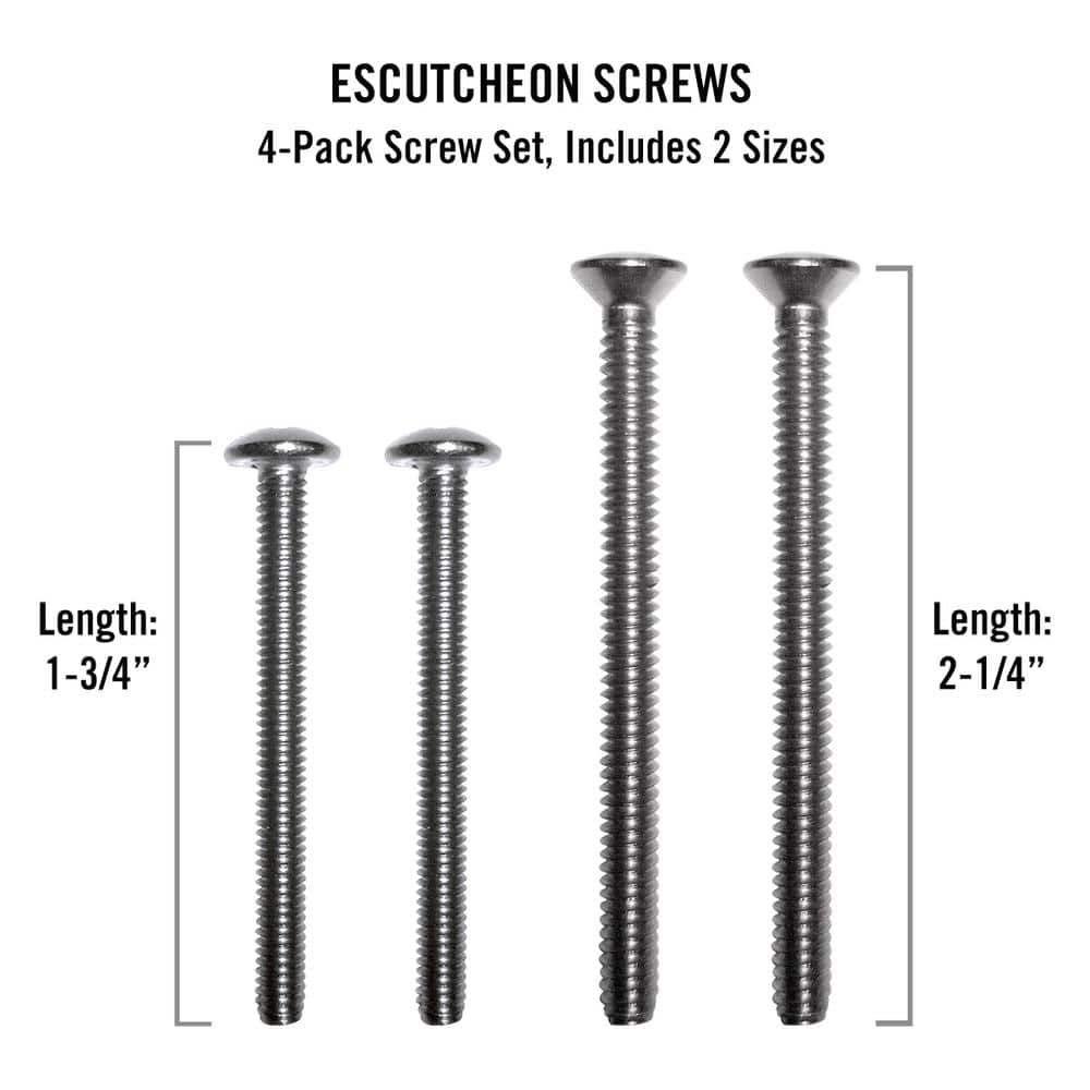 Everbilt Escutcheon Screw Set in Chrome for Moen and Delta (4-Pack) (3)