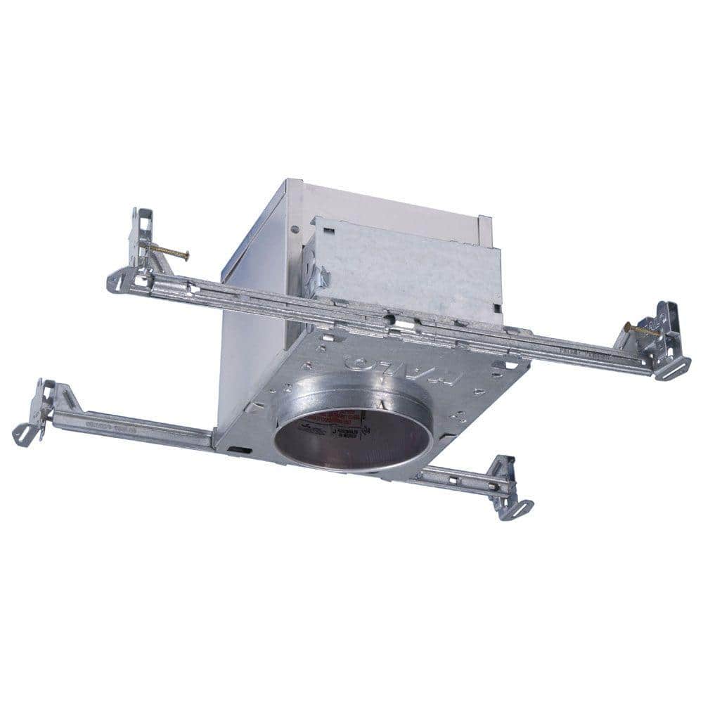 HALO 1-Pack H995 4 in. Aluminum LED Recessed Lighting Housing for New Construction Ceiling, T24, Insulation Contact, Air-Tite (2)