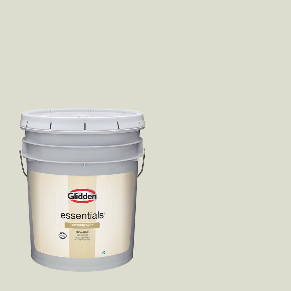 Glidden Essentials 5-gal. PPG1126-3 Pinch Of Pistachio Satin Exterior Paint