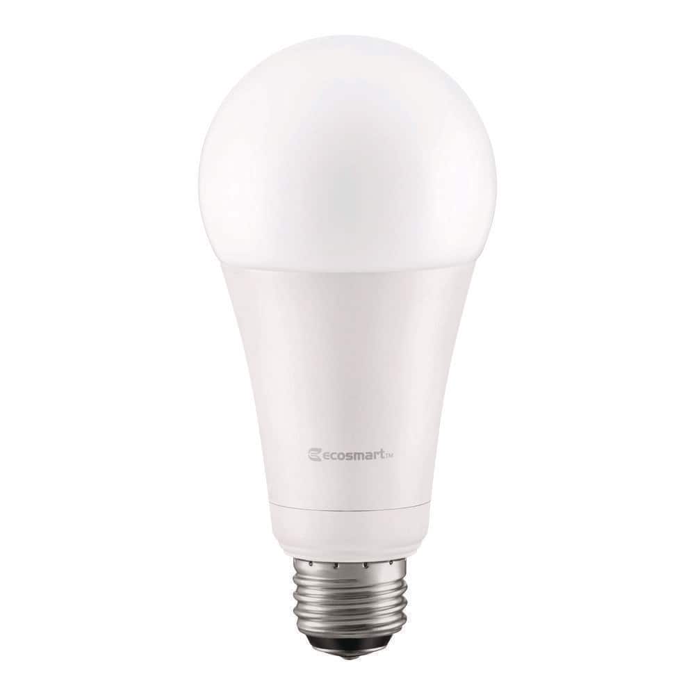 EcoSmart 50/100/150-Watt Equivalent 3-Way A21 Non-Dimmable LED Light Bulb Selectable Color Temperature (1-Pack) (4)