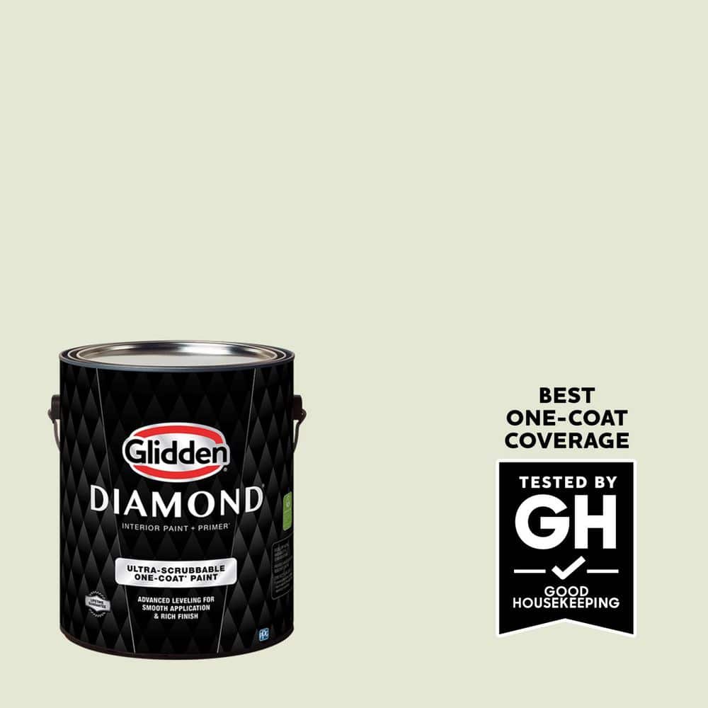 Glidden Diamond 1 gal. PPG1028-1 Hint Of Pine Eggshell Interior Paint with Primer
