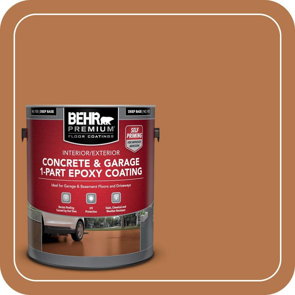BEHR PREMIUM #SC-533 Self-Priming 1-Part Epoxy Satin Interior/Exterior Concrete and Garage Floor Paint (1)