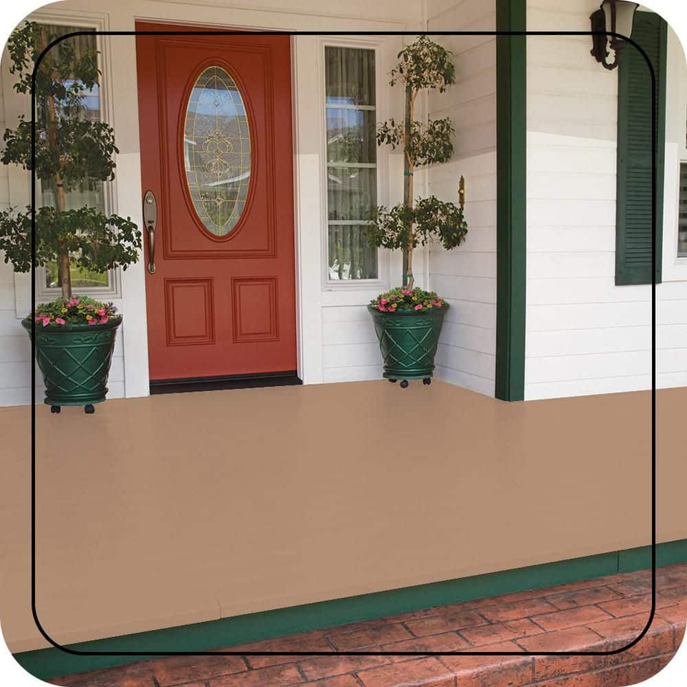 BEHR PREMIUM #PPU3-11 Low-Lustre Enamel Interior/Exterior Porch and Patio Floor Paint (2)