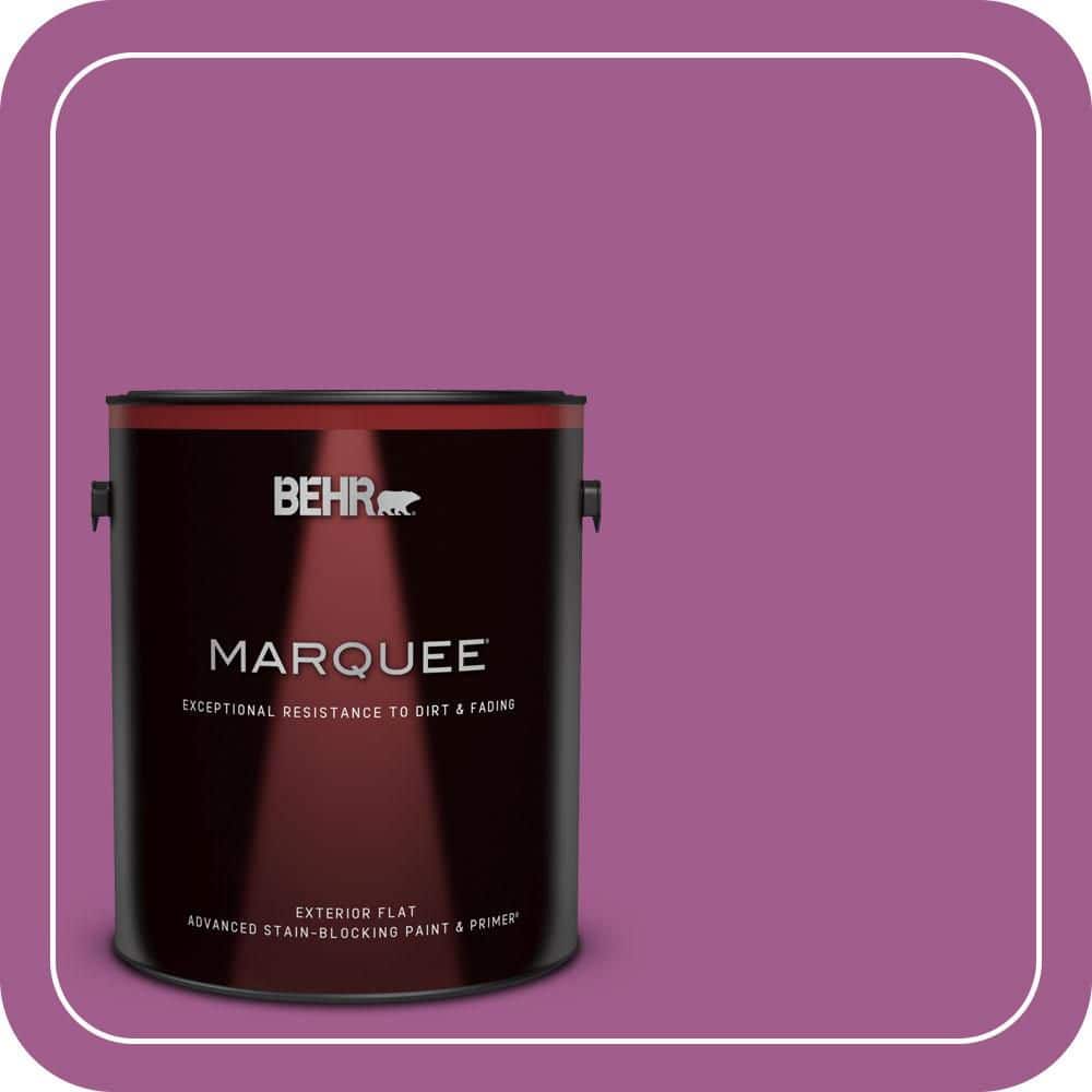 BEHR MARQUEE 1 gal. #P110-6 Wild Berry Flat Exterior Paint & Primer (1)