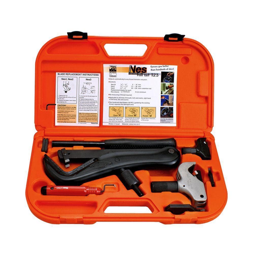NES 5/32 in. - 6 in. Universal External Thread Repair Set (3-Piece)