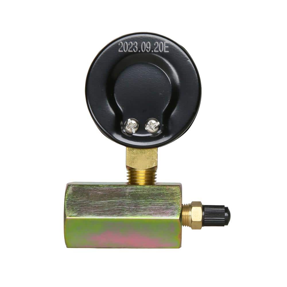 JONES STEPHENS 200 PSI Gas Test Gauge Assembly with 2 in. Face and 3/4 in. FIP Inlet (3)