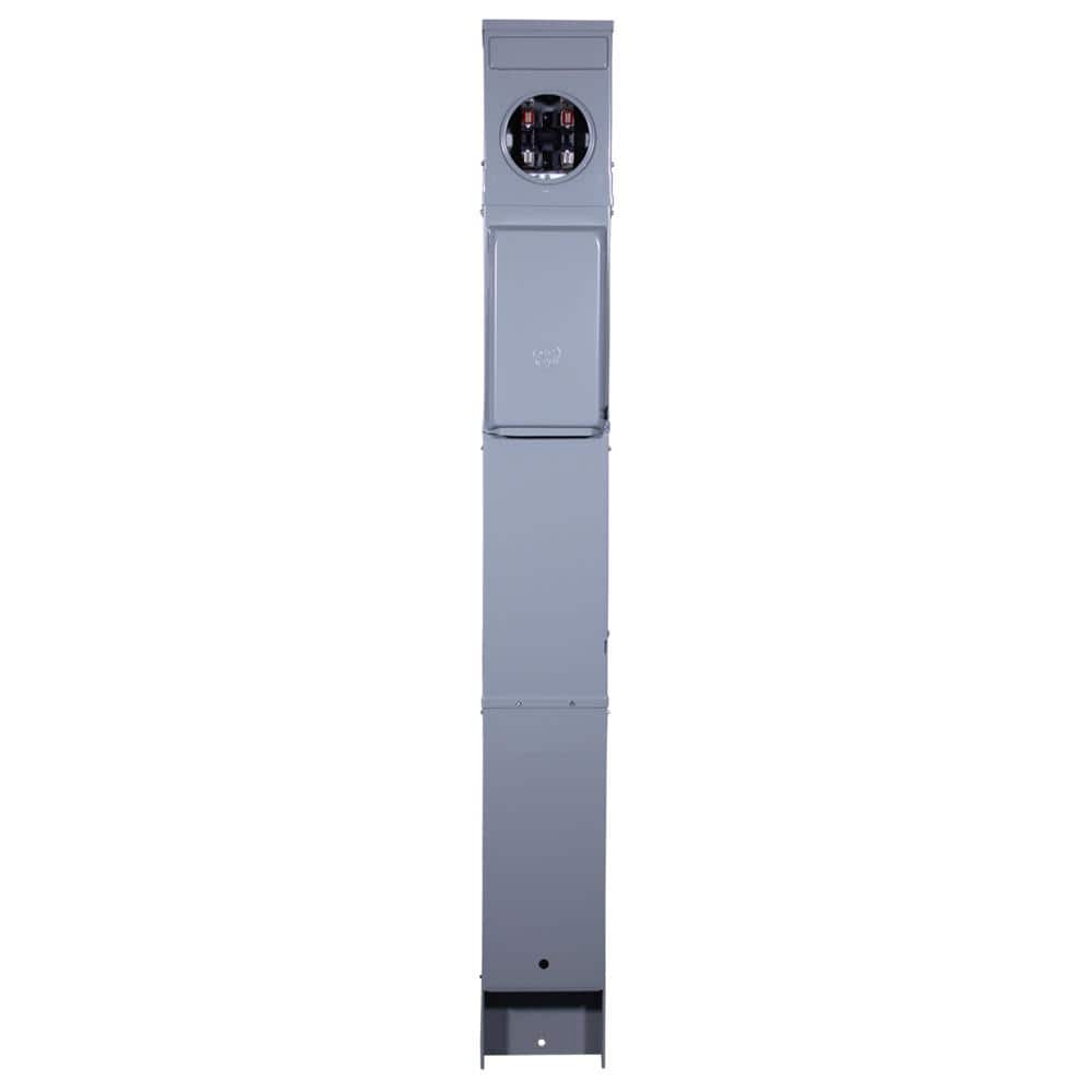 Midwest Electric Products 100A Metered RV Earth Burial Pedestal 2-Spaces with 30 Amp RV Receptacle and 20 Amp GFCI Receptacle (M041CP6010) (3)