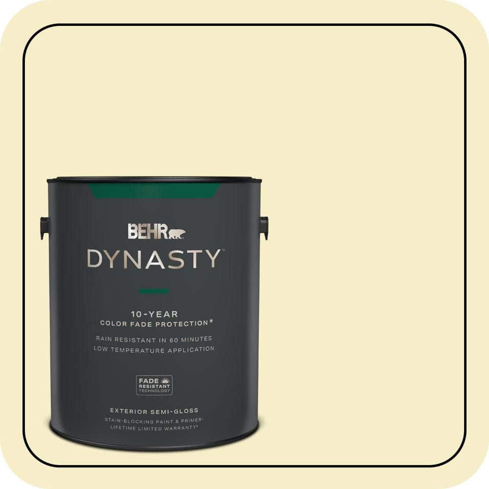 BEHR DYNASTY 1 gal. #P330-1 Tart Gelato Semi-Gloss Exterior Stain-Blocking Paint & Primer