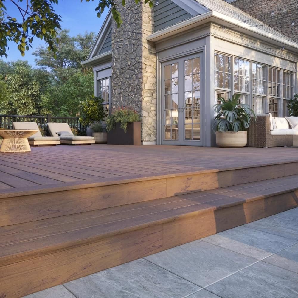 Trex Transcend 6' x 36" Charcoal Black Composite Horizontal Deck Rail Kit with Matching square composite balusters (2)