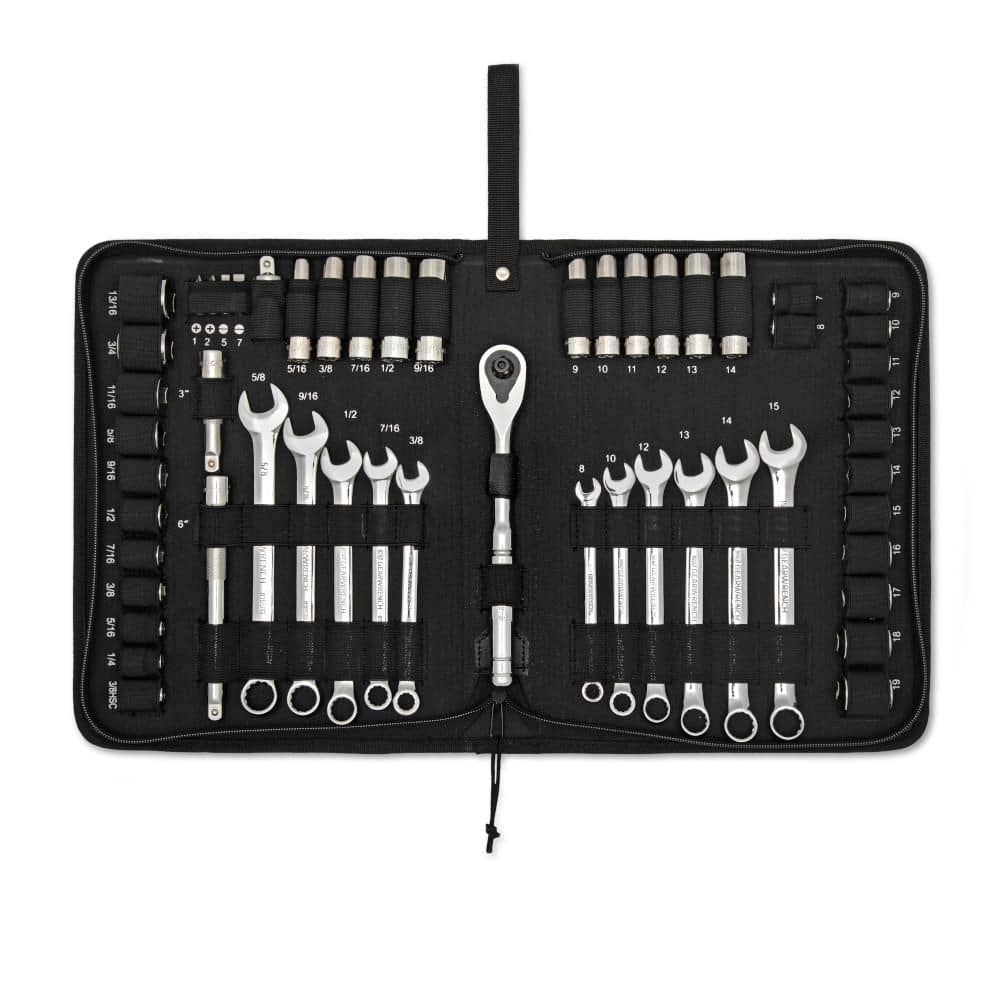 GEARWRENCH 3/8 in. Drive 72-Tooth 6-Point SAE/MM Mechanics Hand Tool Set (54-Piece) (2)