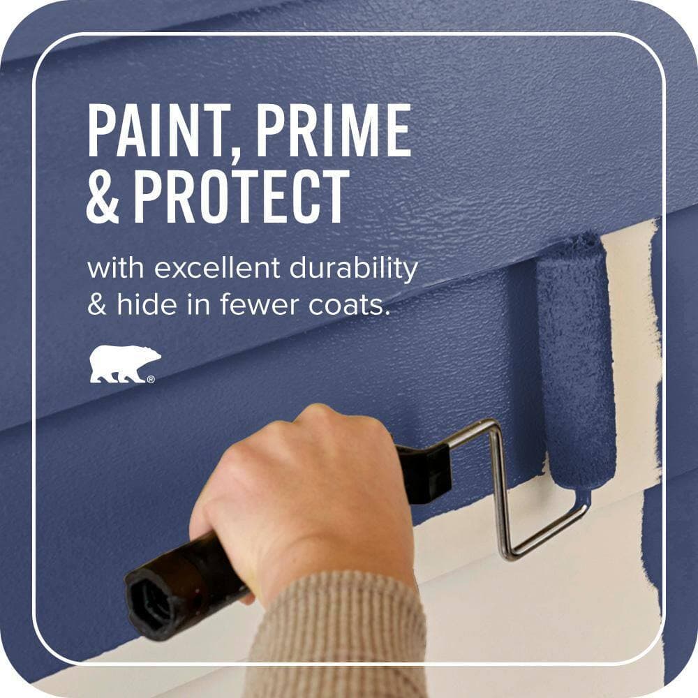 BEHR ULTRA 1 qt. #T11-19 Starlit Night Satin Enamel Exterior Paint & Primer (3)