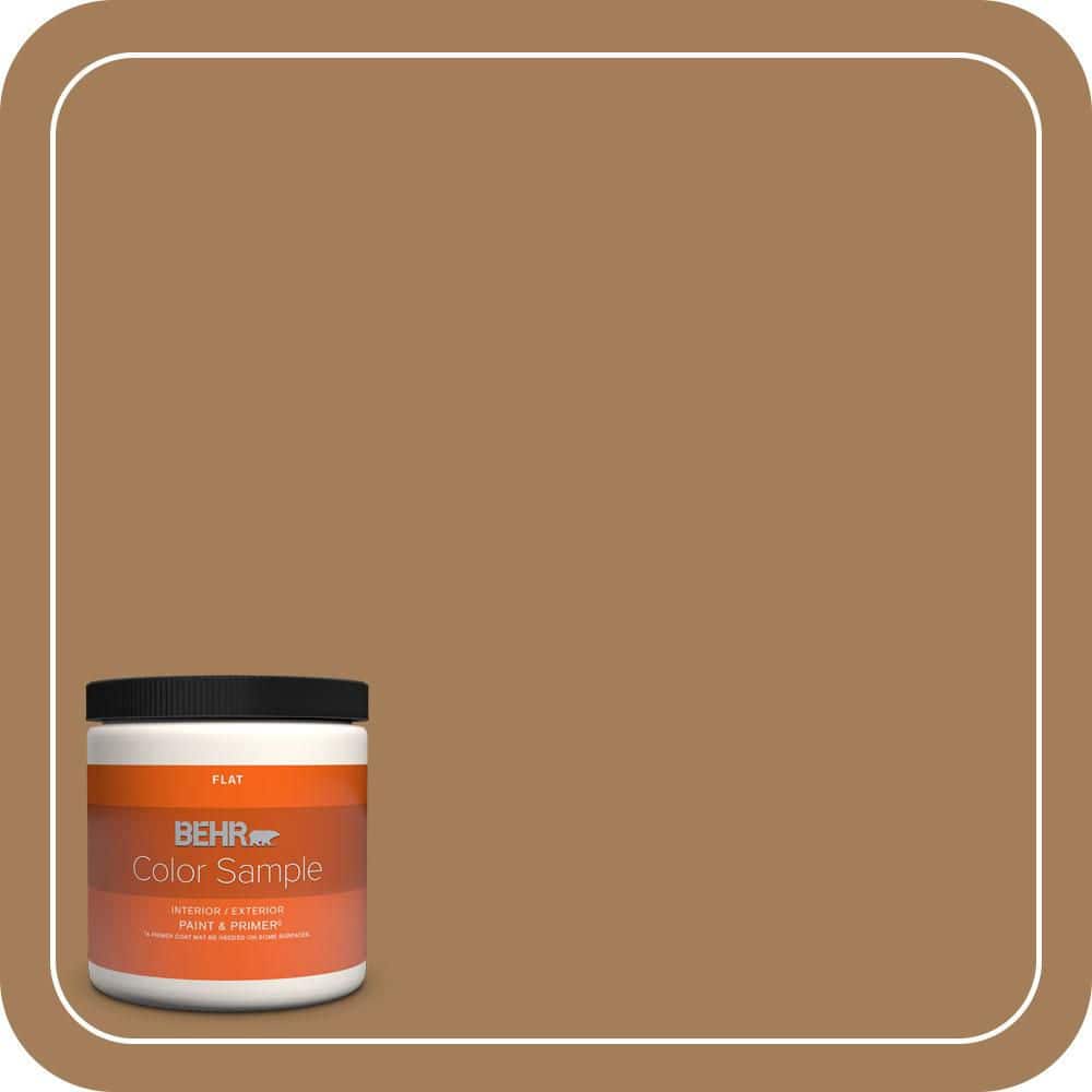 BEHR PREMIUM PLUS #270F-6 Fudge Truffle Enamel Low Odor & Primer (1)