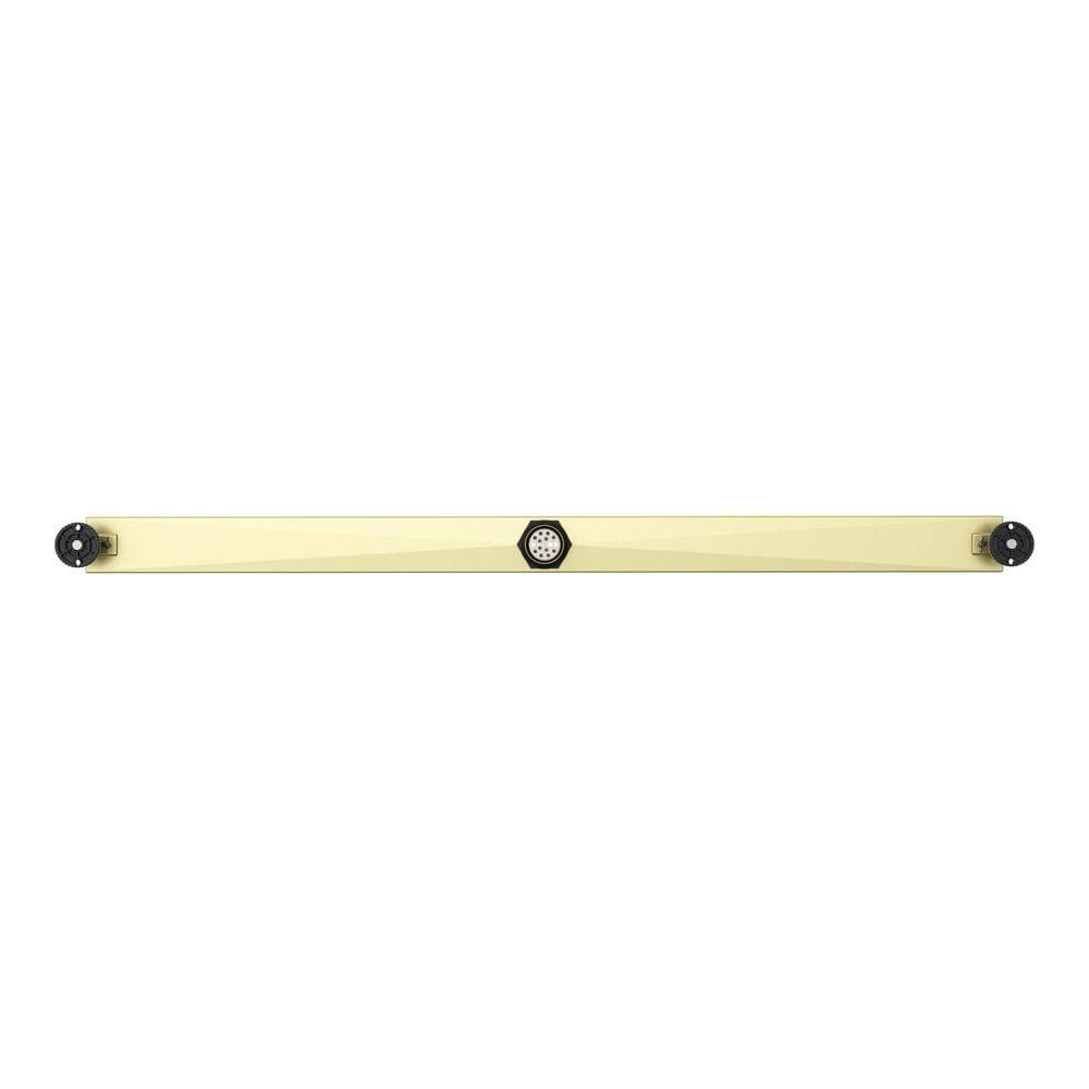 DreamLine Alliance 48 in. Linear Grate Shower Drain, Brushed Brass (2)