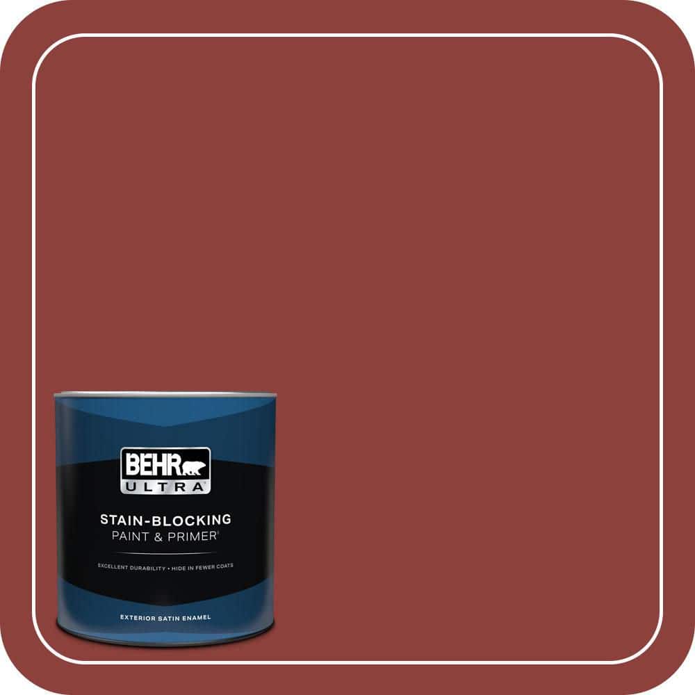 BEHR ULTRA 1 qt. #PPU2-03 Allure Satin Enamel Exterior Paint & Primer