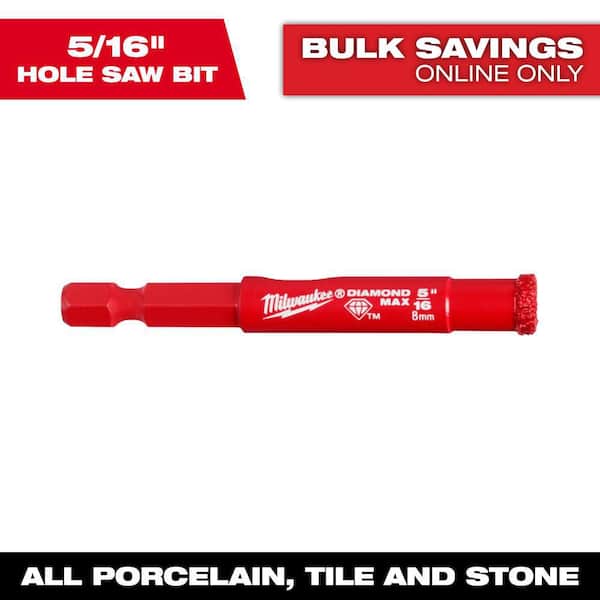 Milwaukee 5/16 in. Diamond Max Hole Saw (2)