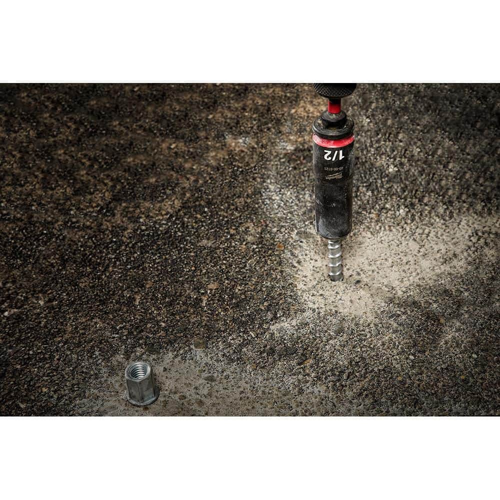Milwaukee SHOCKWAVE Impact Duty 1/4 in. x 3/8 in. Alloy Steel Square Socket Adapter (4)