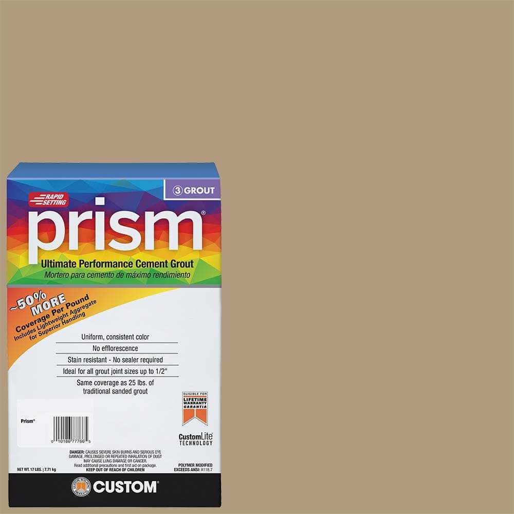 Custom Building Products Prism #186 Khaki 17 lb. Ultimate Performance Grout (2)
