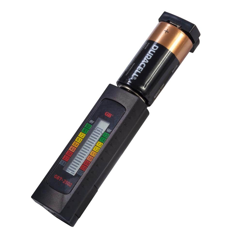 Gardner Bender Digital Battery Tester for AA, AAA, C, D, N, 9-Volt, 1.5-Volt Button Cells (2)