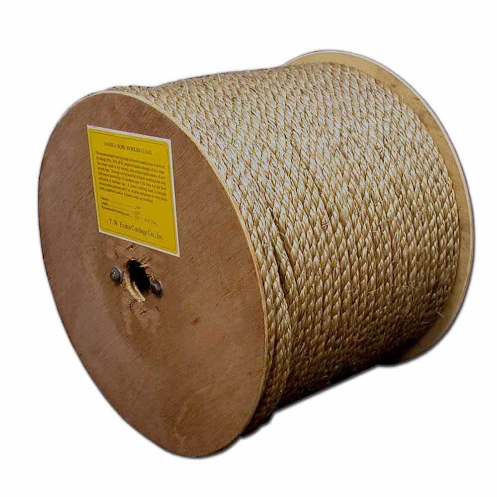 T.W. Evans Cordage 3/8 in. x 300 ft. Manila Rope Reel