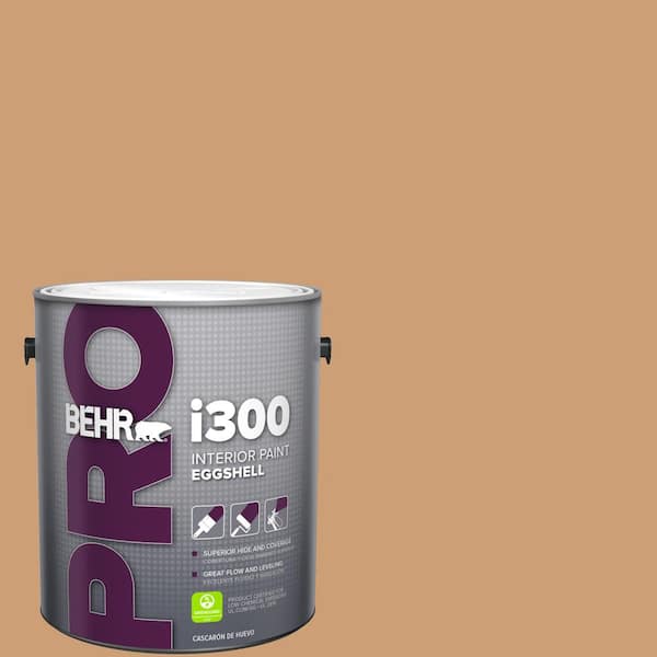 BEHR PRO 1 gal. #S250-4 Fresh Croissant Eggshell Interior Paint (2)