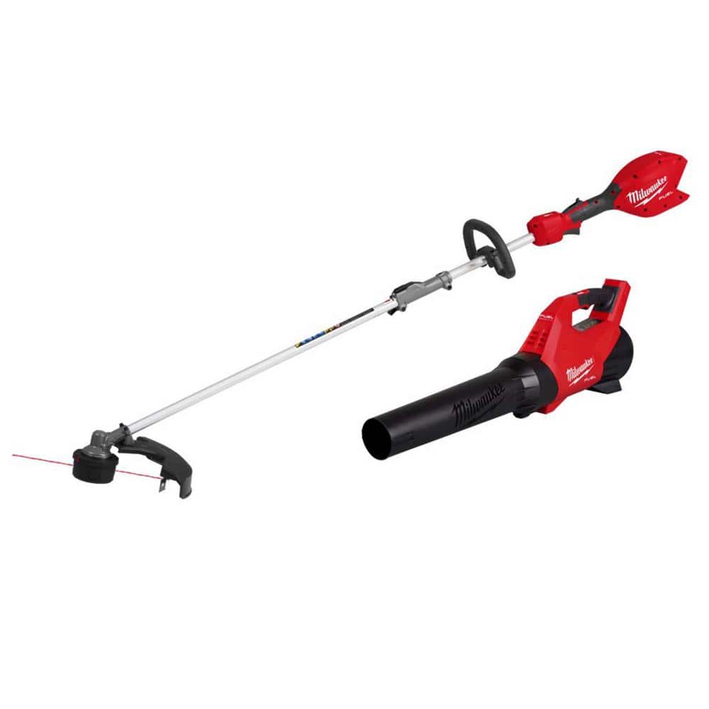 Milwaukee M18 FUEL 18V 16 in. Brushless Cordless Battery Powered QUIK-LOK String Trimmer with M18 FUEL Blower (2-Tool)