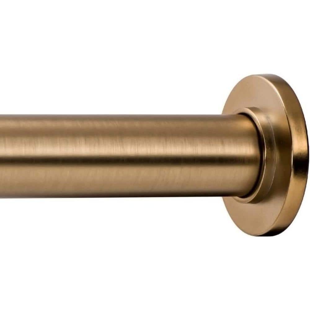 Dyiom Tension Curtain Rod - Spring Tension Rod for Windows or Shower, 24 to 36 In.. Warm Gold (1)