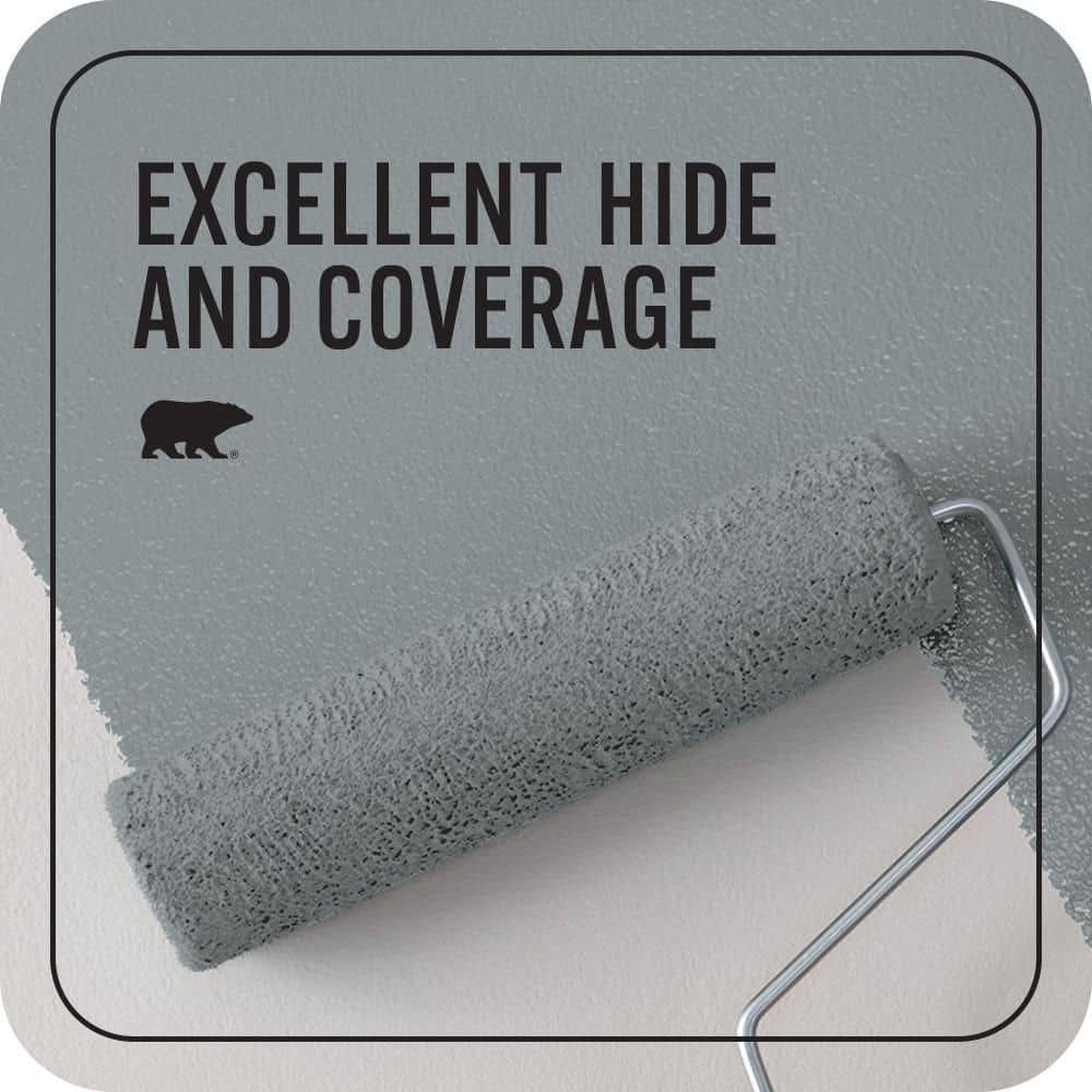 BEHR PREMIUM PLUS #N450-4 Moonquake Flat EcoMix Plant-Based & Primer (2)