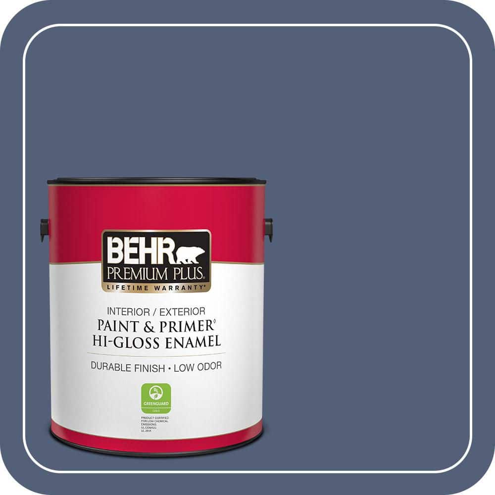 BEHR PREMIUM PLUS 1 gal. #S530-6 Extreme Hi-Gloss Enamel Interior/Exterior Paint & Primer