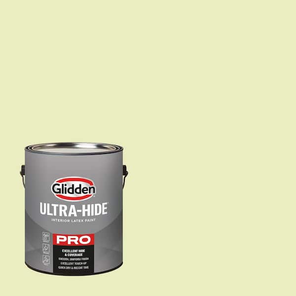 Glidden Ultra-Hide 1 gal. PPG1117-1 Delicate Daisy Eggshell Interior Paint (2)
