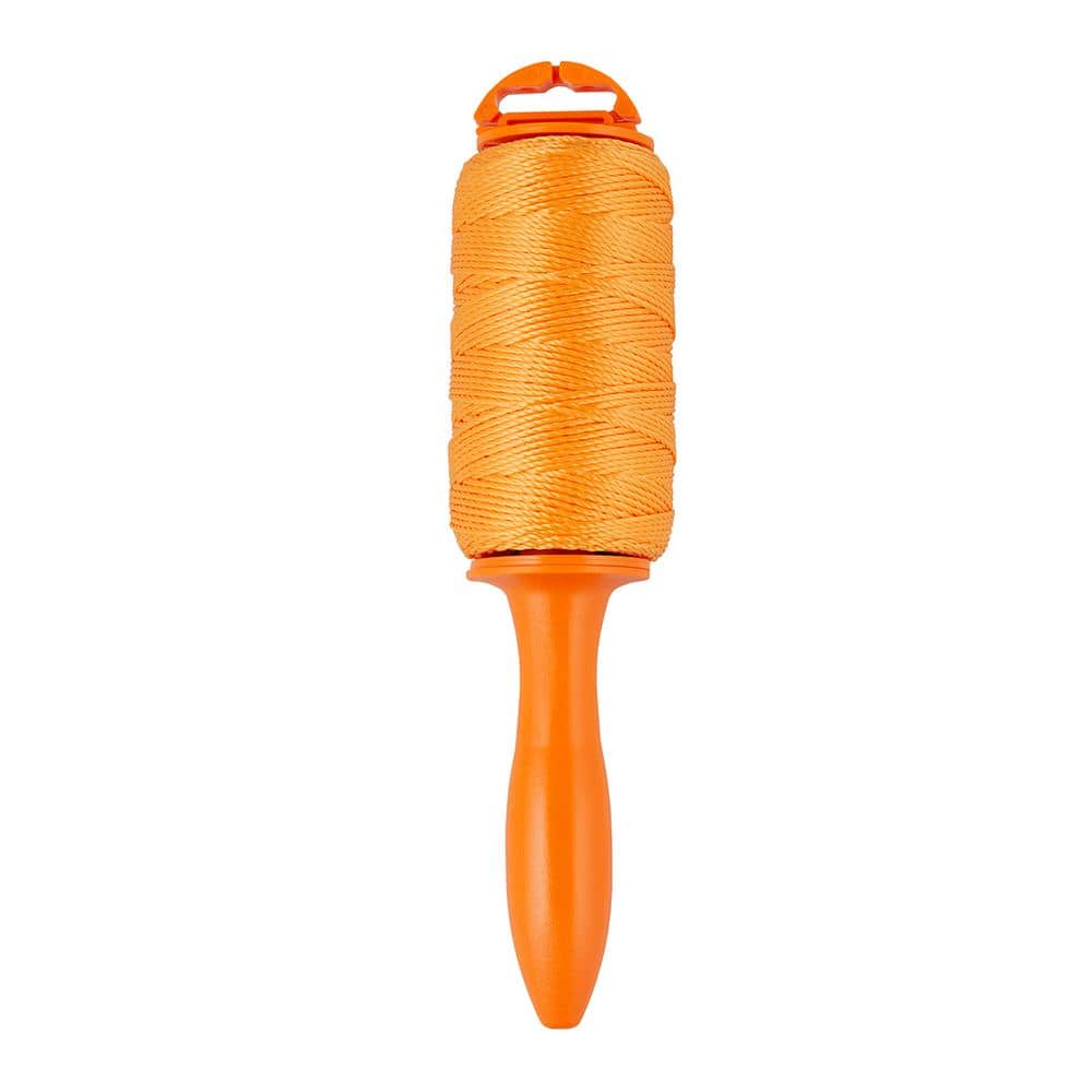 Everbilt 1/16 in. x 500 ft. Orange Poly Mason Line with Reel