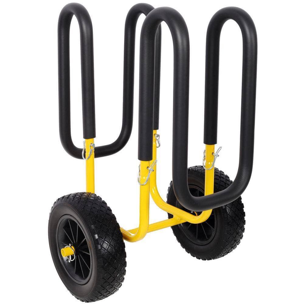 Cesicia 20 in. 150 LBS Paddle Board & Surfboard Transport Cart With 10in Flat-Free Tires (2)