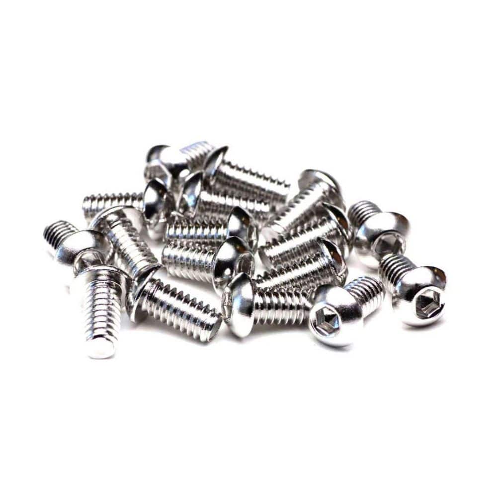 FOREVERBOLT 1/4 in. x 1 in. Hex Button Head Stainless Steel Socket Head Cap Screws Treated with NL-19 (50-Pack) (1)