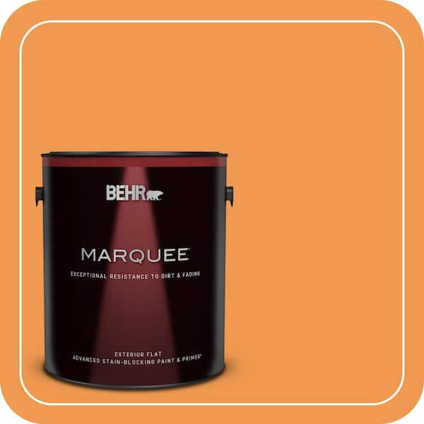 BEHR PREMIUM PLUS #270B-6 Autumn Orange Enamel Low Odor & Primer (2)