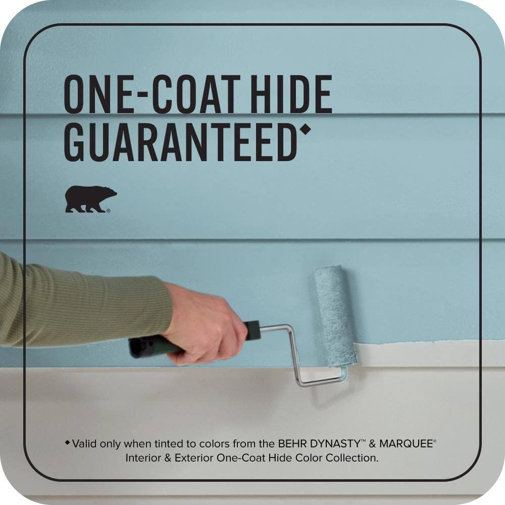 BEHR MARQUEE 1 qt. #PPU13-09 Tahoe Blue Semi-Gloss Enamel Exterior Paint & Primer (3)