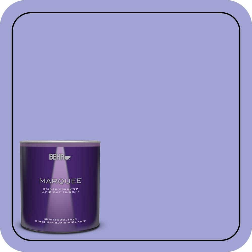 BEHR MARQUEE 1 qt. #P550-4 Water Hyacinth Eggshell Enamel Interior Paint & Primer (1)