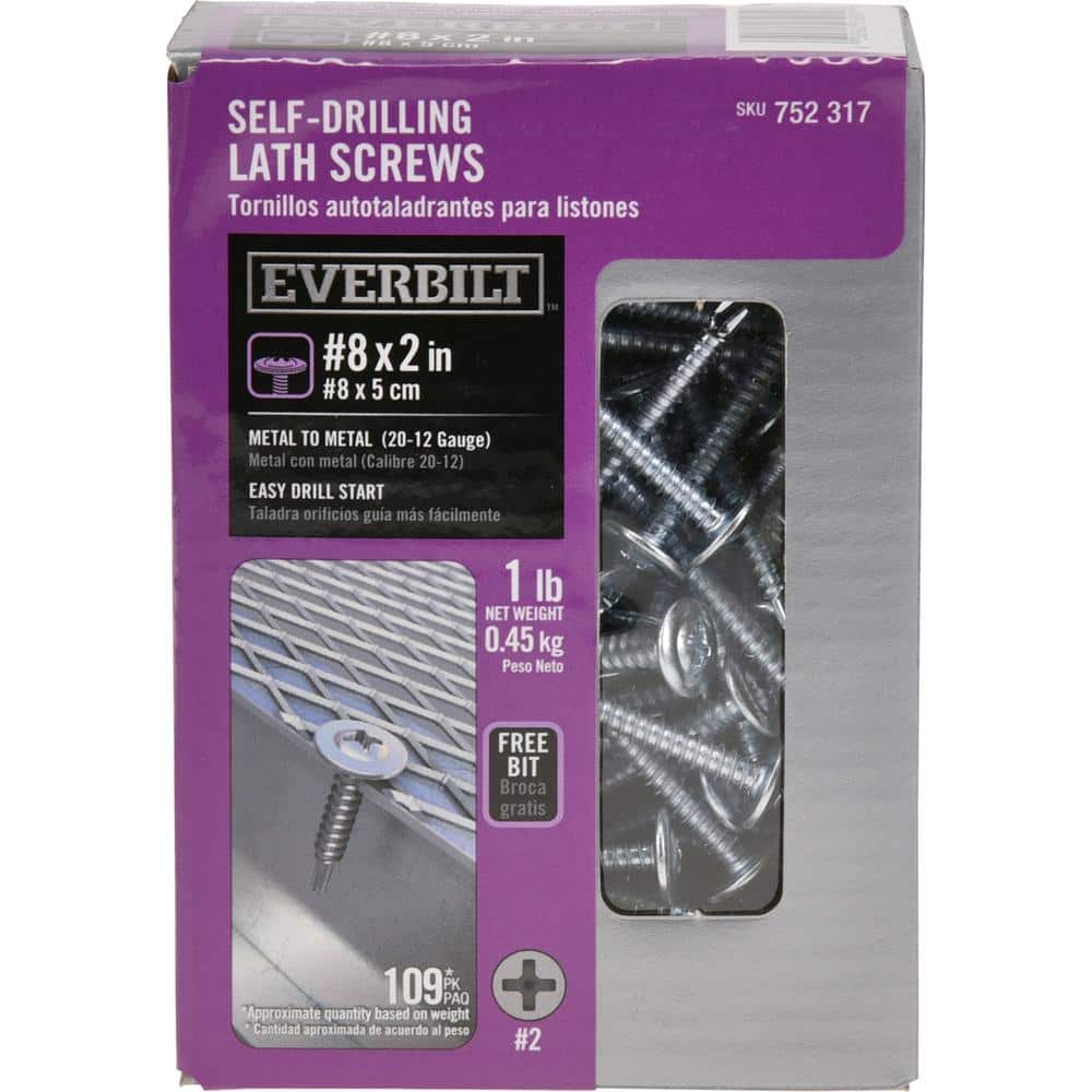 Everbilt #8 Lath Self-Drilling Screw 1 lb.-Box (1)