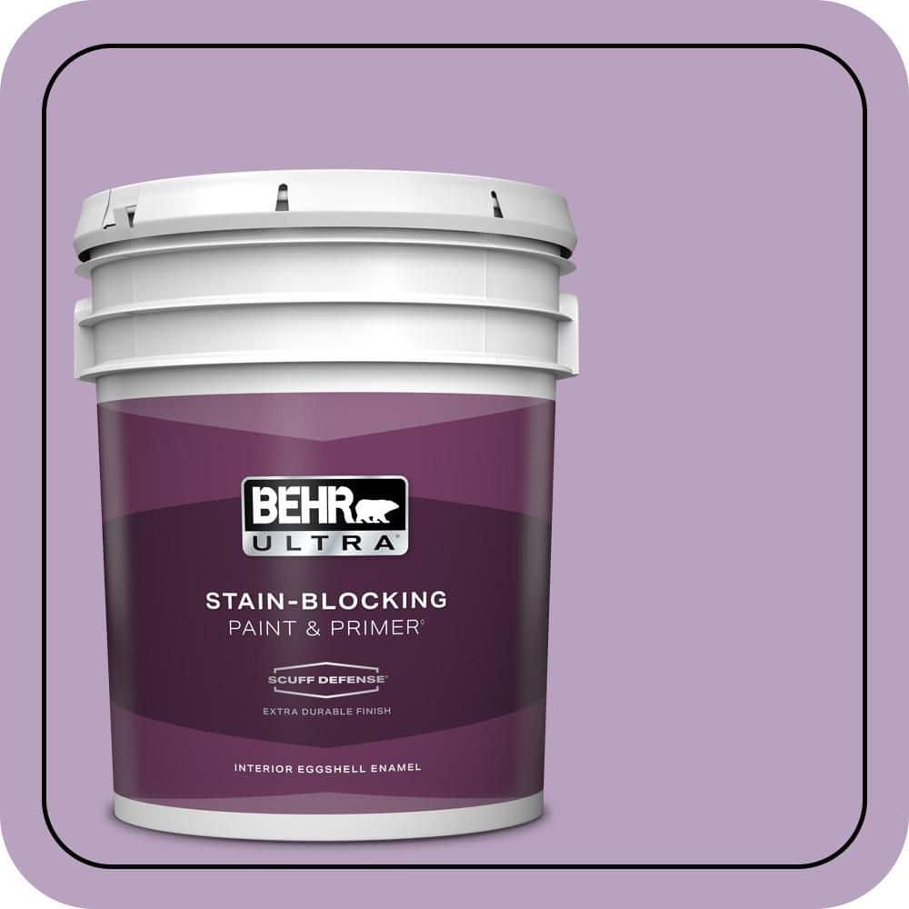 BEHR ULTRA 5 gal. #660D-4 Lilac Rose Extra Durable Eggshell Enamel Interior Paint & Primer