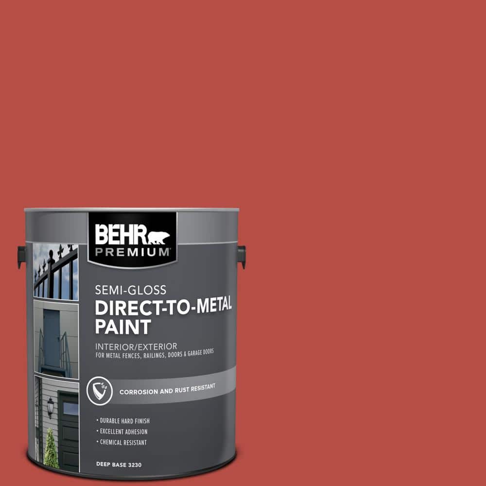 BEHR PREMIUM 1 gal. #M160-7 Raging Bull Semi-Gloss Direct to Metal Interior/Exterior Paint (1)